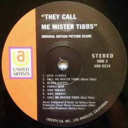 They Call Me Mister Tibbs! Soundtrack (Quincy Jones) - cd-cartula