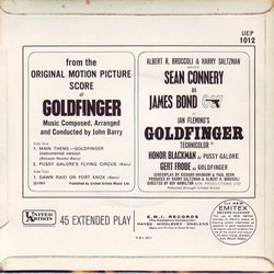 Goldfinger Soundtrack (John Barry) - CD Trasero