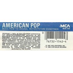 American Pop Soundtrack (Various Artists, Lee Holdridge) - CD Trasero