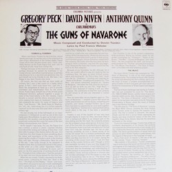 The Guns of Navarone Soundtrack (Dimitri Tiomkin) - CD Trasero
