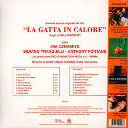 La Gatta In Calore Soundtrack (Gianfranco Plenizio) - CD Trasero