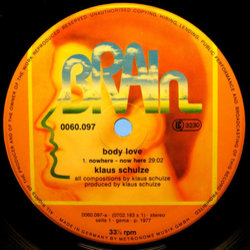 Body Love Soundtrack (Klaus Schulze) - cd-cartula