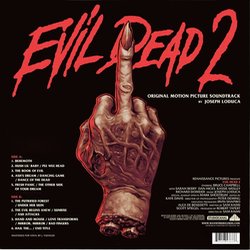 Evil Dead 2 Soundtrack (Joseph LoDuca) - CD Trasero