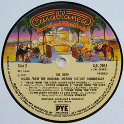 The Deep Soundtrack (John Barry, Donna Summer) - cd-cartula