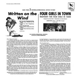 Written in the Wind / Four Girls in Town Soundtrack (Alex North, Victor Young) - CD Trasero