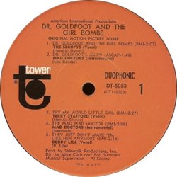 Dr. Goldfoot & The Girl Bombs Soundtrack (Various Artists, Les Baxter) - cd-cartula