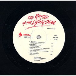 The Return of the Living Dead Soundtrack (Various Artists, Matt Clifford) - cd-cartula
