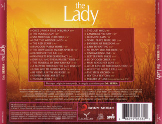 The Lady Soundtrack (Eric Serra) - CD Trasero