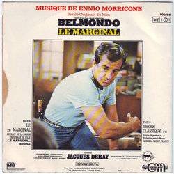 Le Marginal Soundtrack (Ennio Morricone) - CD Trasero