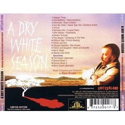A Dry White Season Soundtrack (Dave Grusin) - CD Trasero