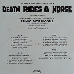 Death Rides A Horse Soundtrack (Ennio Morricone) - cd-cartula
