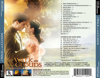 A Walk in the Clouds Soundtrack (Maurice Jarre) - CD Trasero