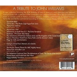 A TributeTo John Williams: An 80th Birthday Tribute Soundtrack (John Williams) - CD Trasero