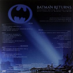 Batman Returns Soundtrack (Danny Elfman) - CD Trasero