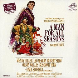 A Man for All Seasons Soundtrack (Georges Delerue) - Cartula
