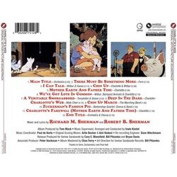 Charlotte's Web Soundtrack (Irwin Kostal, Richard M. Sherman, Robert B. Sherman) - CD Trasero