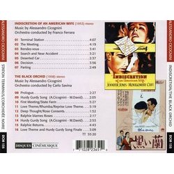 The Black Orchid / Station Terminus Soundtrack (Alessandro Cicognini) - CD Trasero