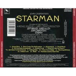 Starman Soundtrack (Jack Nitzsche) - CD Trasero