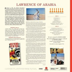 Lawrence Of Arabia Soundtrack (Maurice Jarre) - CD Trasero