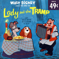 Lady and the Tramp Soundtrack (Various Artists, Bob Grabeau, Oliver Wallace, Teri York) - Cartula