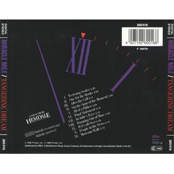 Miracle Mile Soundtrack ( Tangerine Dream) - CD Trasero