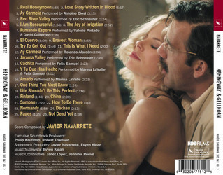 Hemingway & Gellhorn Soundtrack (Javier Navarrete) - CD Trasero