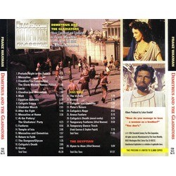 Demetrius and the Gladiators Soundtrack (Franz Waxman) - CD Trasero