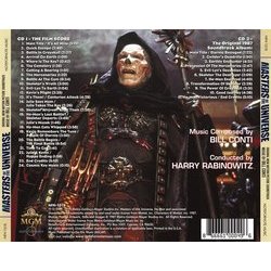 Masters of the Universe Soundtrack (Bill Conti) - CD Trasero