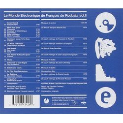 Le Monde Electronique de Franois de Roubaix Vol.II Soundtrack (Various Artists, Franois de Roubaix) - CD Trasero