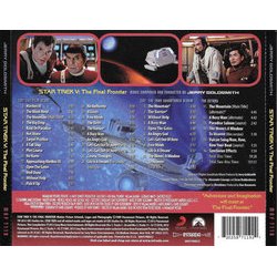 Star Trek V: The Final Frontier Soundtrack (Jerry Goldsmith) - CD Trasero