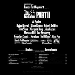 The Godfather: Part II Soundtrack (Carmine Coppola, Nino Rota) - CD Trasero