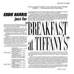 Jazz For Breakfast At Tiffany's Soundtrack (Various Artists, Eddie Harris, Henry Mancini) - CD Trasero