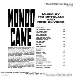 Mondo cane Soundtrack (Various Artists, Nino Oliviero, Riz Ortolani) - CD Trasero