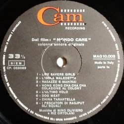 Mondo cane Soundtrack (Various Artists, Nino Oliviero, Riz Ortolani) - cd-cartula