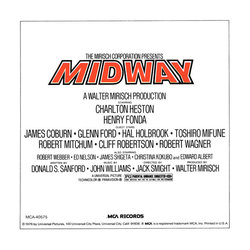 Midway Soundtrack (John Williams) - CD Trasero