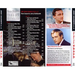 The Man From U.N.C.L.E. Soundtrack (Robert Drasnin, Gerald Fried, Jerry Goldsmith, Walter Scharf, Lalo Schifrin, Richard Shores) - CD Trasero