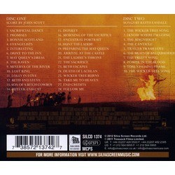 The Wicker Tree Soundtrack (John Scott) - CD Trasero