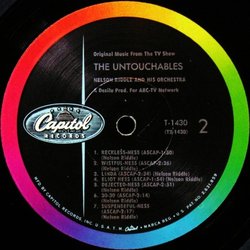 The Untouchables Soundtrack (Nelson Riddle) - cd-cartula