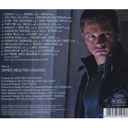 The Bourne Legacy Soundtrack (Moby , James Newton Howard) - CD Trasero