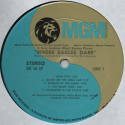 Where Eagles Dare Soundtrack (Ron Goodwin) - cd-cartula