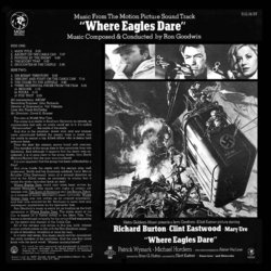Where Eagles Dare Soundtrack (Ron Goodwin) - CD Trasero