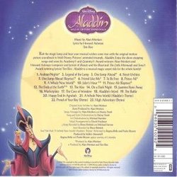 Aladdin Soundtrack (Various Artists, Howard Ashman, Alan Menken, Tim Rice) - CD Trasero