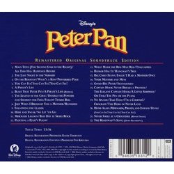 Peter Pan Soundtrack (Oliver Wallace) - CD Trasero