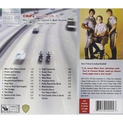 CHiP's Volume 1 Soundtrack (Alan Silvestri) - CD Trasero