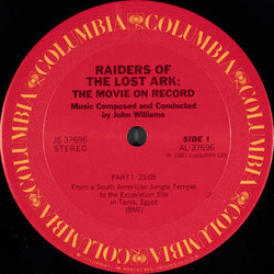 Raiders of the Lost Ark: The Movie on Record Soundtrack (Various Artists, John Williams) - cd-cartula