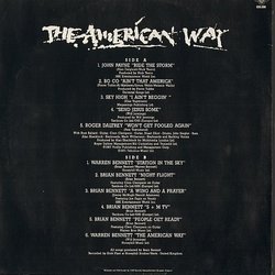 The American Way Soundtrack (Various Artists
, Brian Bennett) - CD Trasero