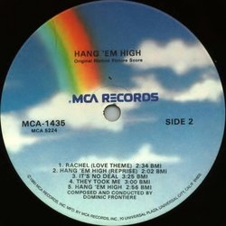 Hang 'em High Soundtrack (Dominic Frontiere) - cd-cartula