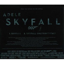 Skyfall Soundtrack (Adele , Thomas Newman) - CD Trasero