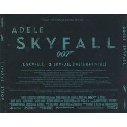 Skyfall Soundtrack ( Adele) - CD Trasero