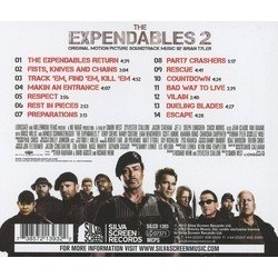 The Expendables 2 Soundtrack (Brian Tyler) - CD Trasero